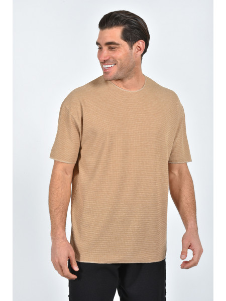 T-shirt Oversized with Texture