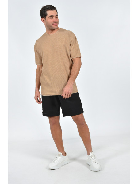 T-shirt Oversized with Texture